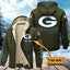 Premium Sherpa-Lined Winter Hoodie – Personalized Edition Green Bay Packers