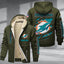 Miami Dolphins Premium Sherpa-Lined Winter Hoodie – Personalized Edition