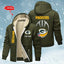 Green Bay Packers Hoodies Zip Velvet Coat