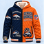 Denver Broncos Thick Zip Up Hoodie