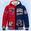 New England Patriots Thick Zip Up Hoodie