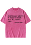 I Literally Wrote a Book to Warn You All About This Washed T-Shirt