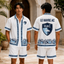 Le Havre AC Retro Floral Hawaiian & Short Pants For Fan