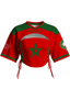 Cutout Crop Morocco National Flag Soccer Jersey