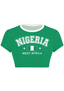 Nigeria Tops & Elasticated Trousers Two-Piece Set