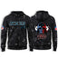 Carolina Panthers Black Star Wars Graphic Hoodie