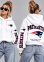 Women New England Patriots Football Game Day Hoodie