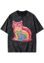 Pride Cat Washed T-Shirt