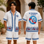 RC Strasbourg Floral Border Hawaiian & Short Pants Custom Name For Fan