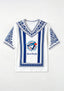 Toronto Blue Jays Classic Logo Boho Floral V-Neck Blouse