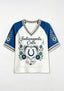 Indianapolis Colts Retro Floral Heart Raglan NFL V-Neck T-Shirt