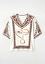Denver Broncos Infinity Heart Love V-Neck Blouse