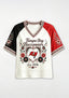 Boho Floral Tampa Bay Buccaneers Heart Pirate V-Neck T Shirt