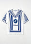 Boho Millwall Club V-Neck Blouse