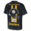 Pittsburgh Steelers Mineral Helmet Logo Washed Tee