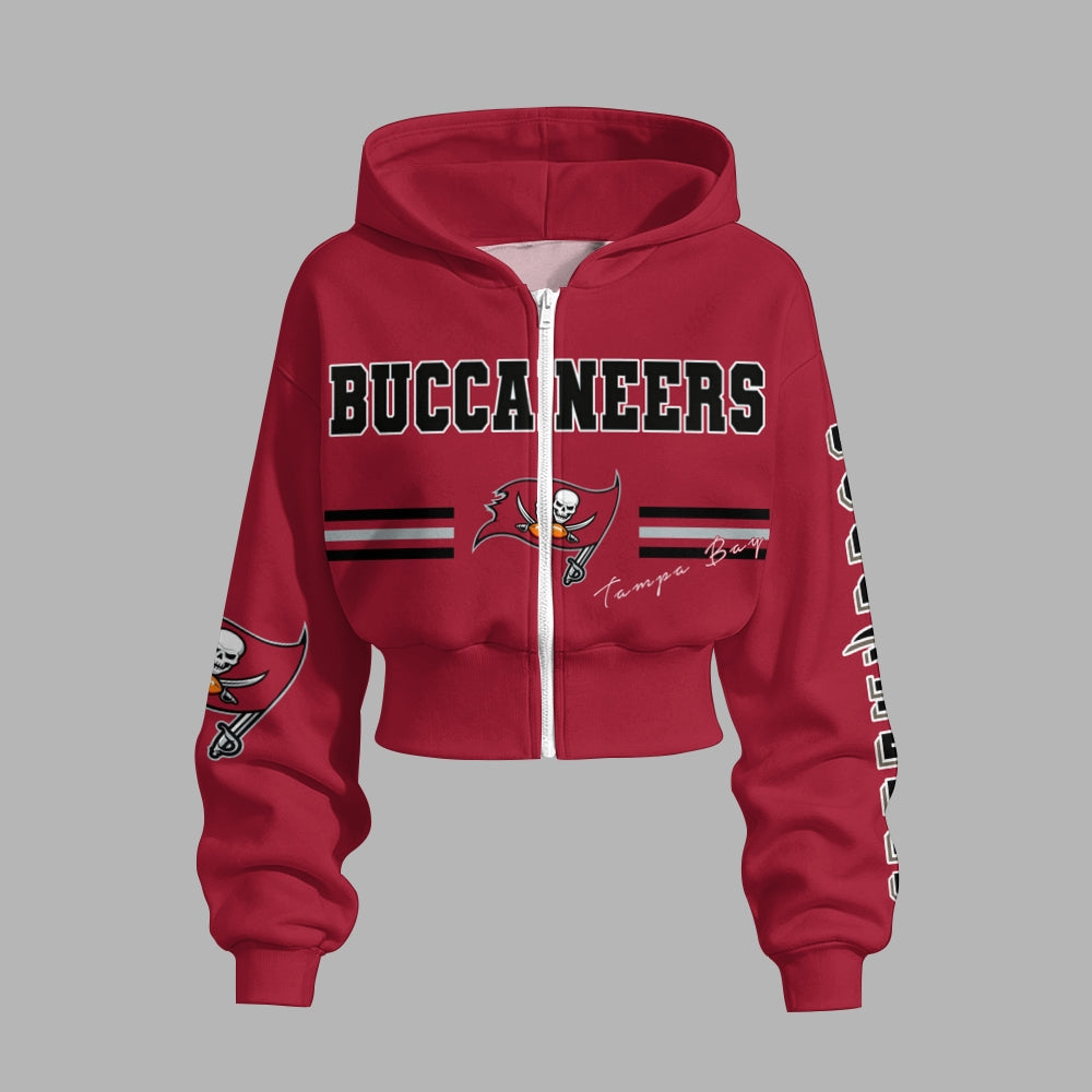 Tampa Bay Buccaneers Zip-up hooded jacket and elastic-waist pants set | NFL