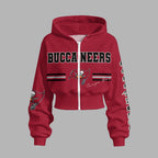 Tampa Bay Buccaneers Zip-up hooded jacket and elastic-waist pants set | NFL