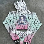 "Demon Slayer" Women's Hooded Thicken Suit Set