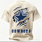 Dallas Cowboys Printed Unisex 100% Pure Cotton Washed T-Shirt