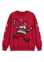 Women's Arizona Cardinals Christmas Gnome Crewneck Sweatshirt
