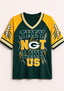 Women Green Bay "They Not Like Us" Game Day V-Neck T-Shirt