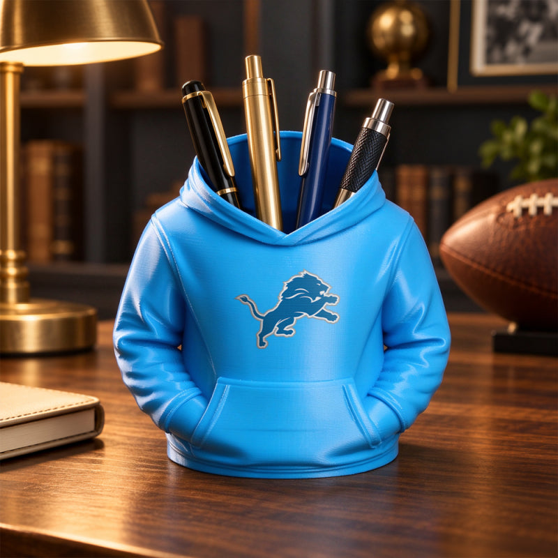 3D Printed Football Hoodie Pen Holder | Team Desk Organizer