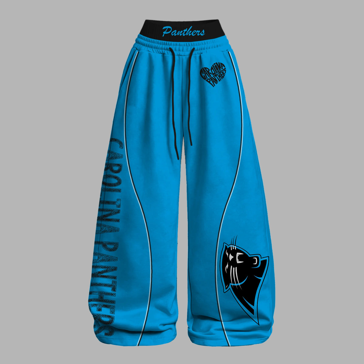 "Carolina Panthers" Long-sleeved double-layer stretch pants set