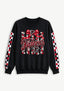 Women's Atlanta Falcons Floral Bow Crewneck Sweatshirt