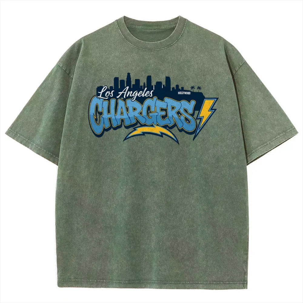 Los Angeles Chargers Unisex Vintage Washed T-shirt
