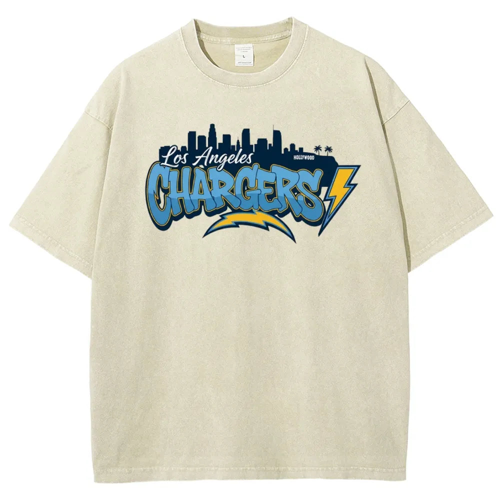 Los Angeles Chargers Unisex Vintage Washed T-shirt