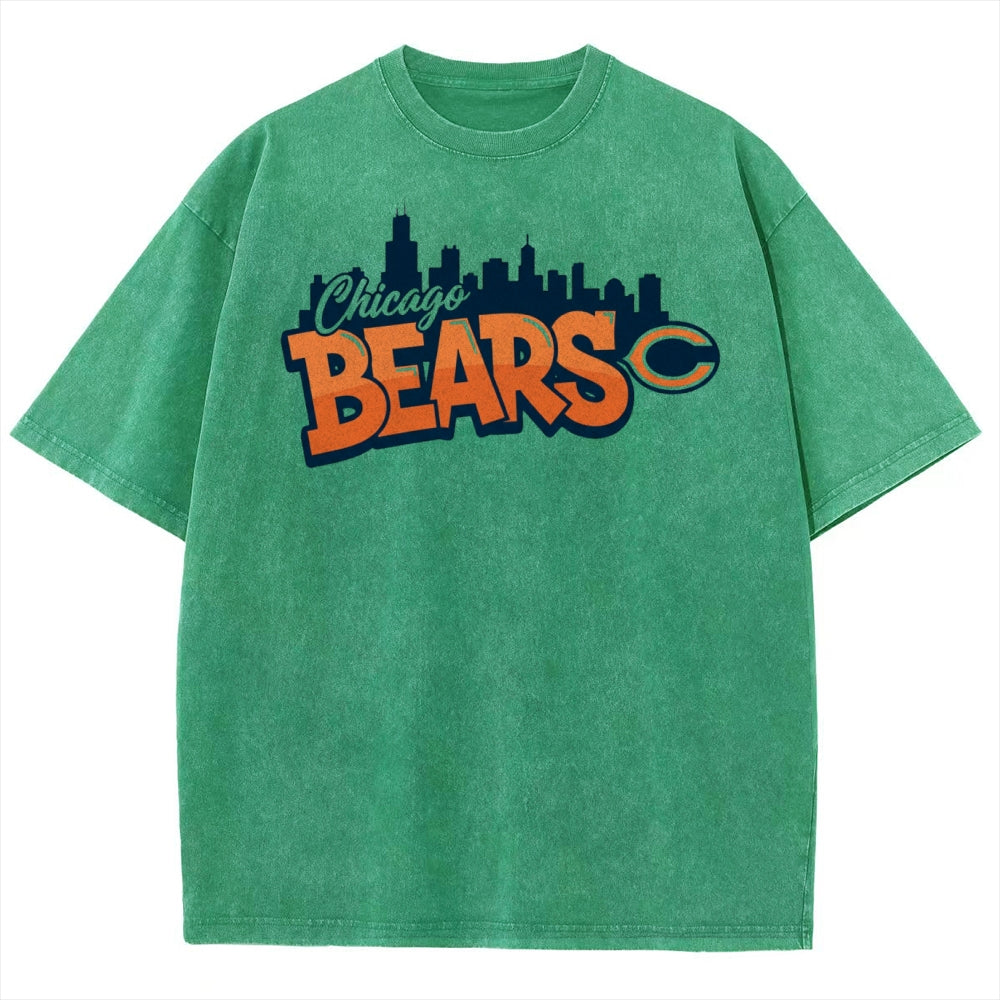 Chicago Bears Unisex Vintage Washed T-shirt