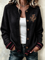 Women'S Football Printed Knitted Cardigan