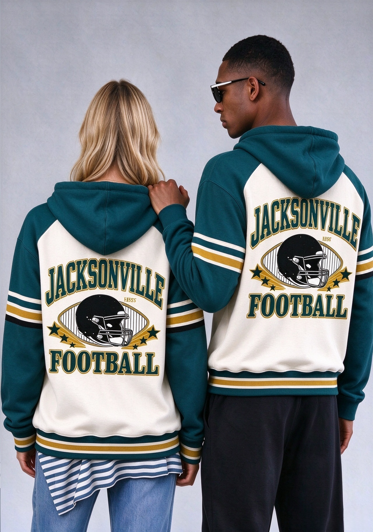 Jacksonville Jaguars Retro Helmet Est 1995 Game Day Hoodie
