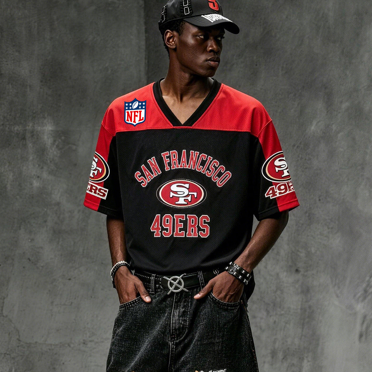 San Francisco 49ers Football Helmet Jersey Shirts