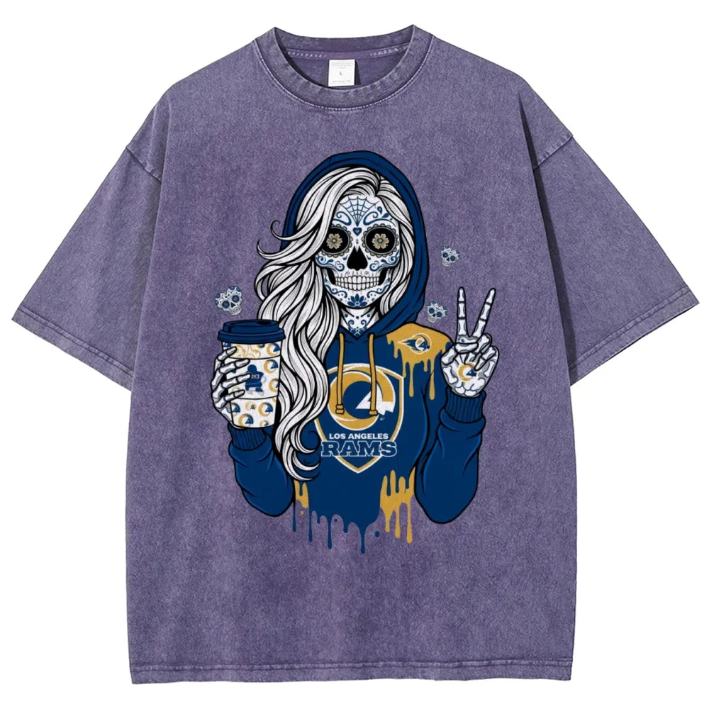 Unisex ¡°Los Angeles Rams¡±Vintage Washed Tee