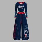 "New England Patriots" Long-sleeved double-layer stretch pants set