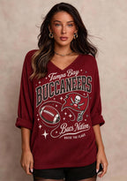 Women Tampa Bay Buccaneers Long Sleeve Game Day Shirt