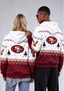 San Francisco 49ers Christmas Fair Isle Print Couple Hoodie