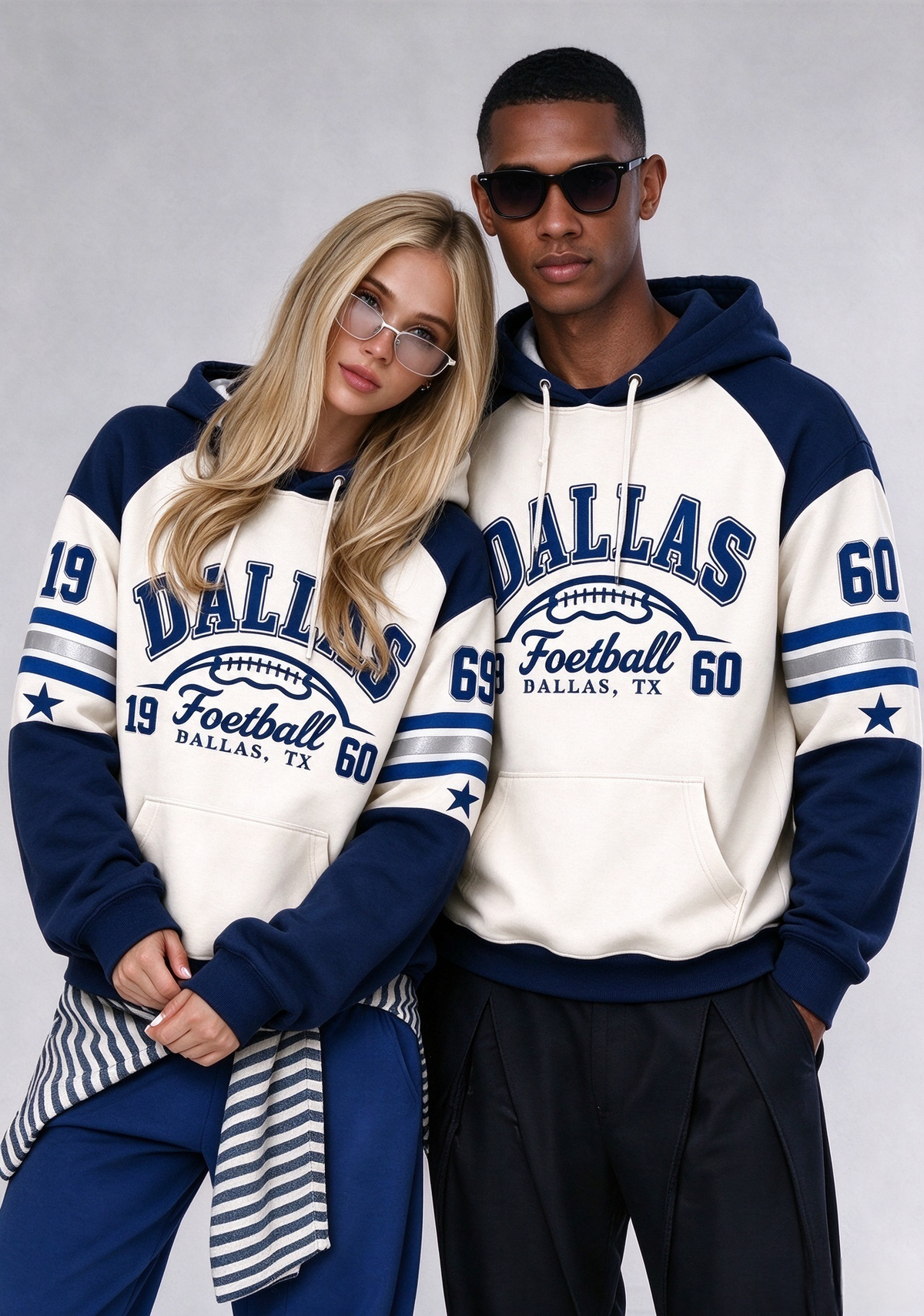 Dallas Cowboys Retro Helmet Est 1960 Game Day Hoodie