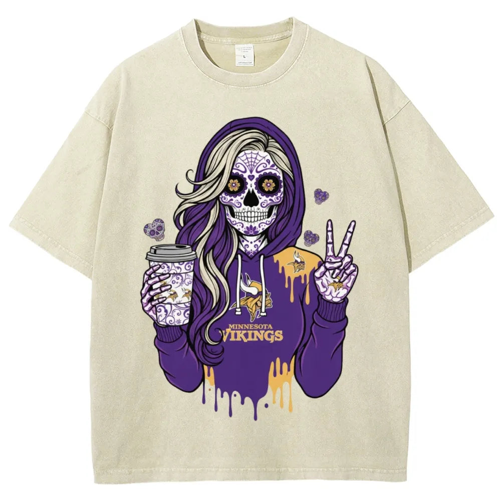 Unisex ¡°Minnesota Vikings¡± Washed T-Shirt