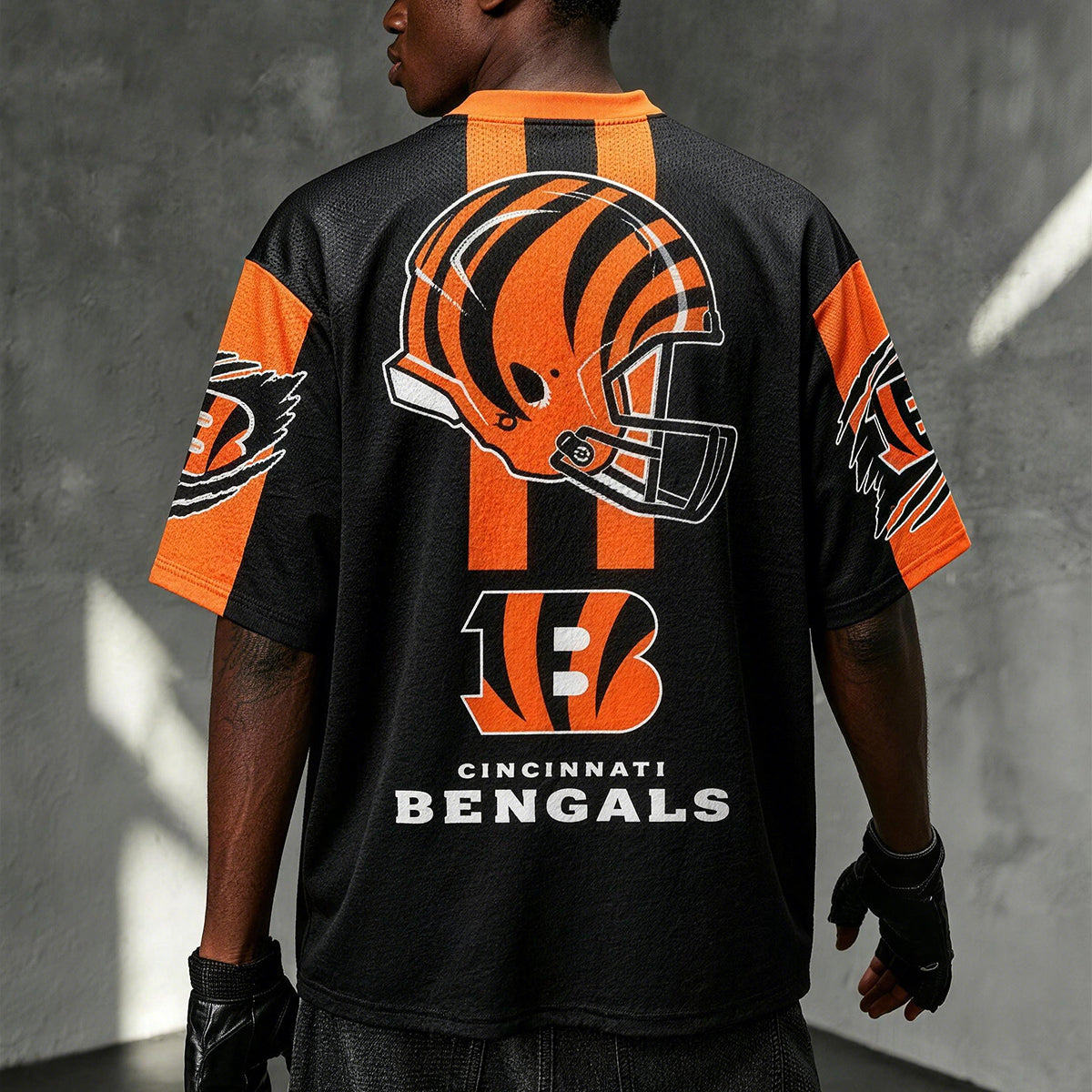 Cincinnati Bengals 1969 Vintage Tiger Graphic Jersey Shirts Main image