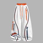 Denver Broncos Long-Sleeved Double-Layer Stretch Pants Set | NFL
