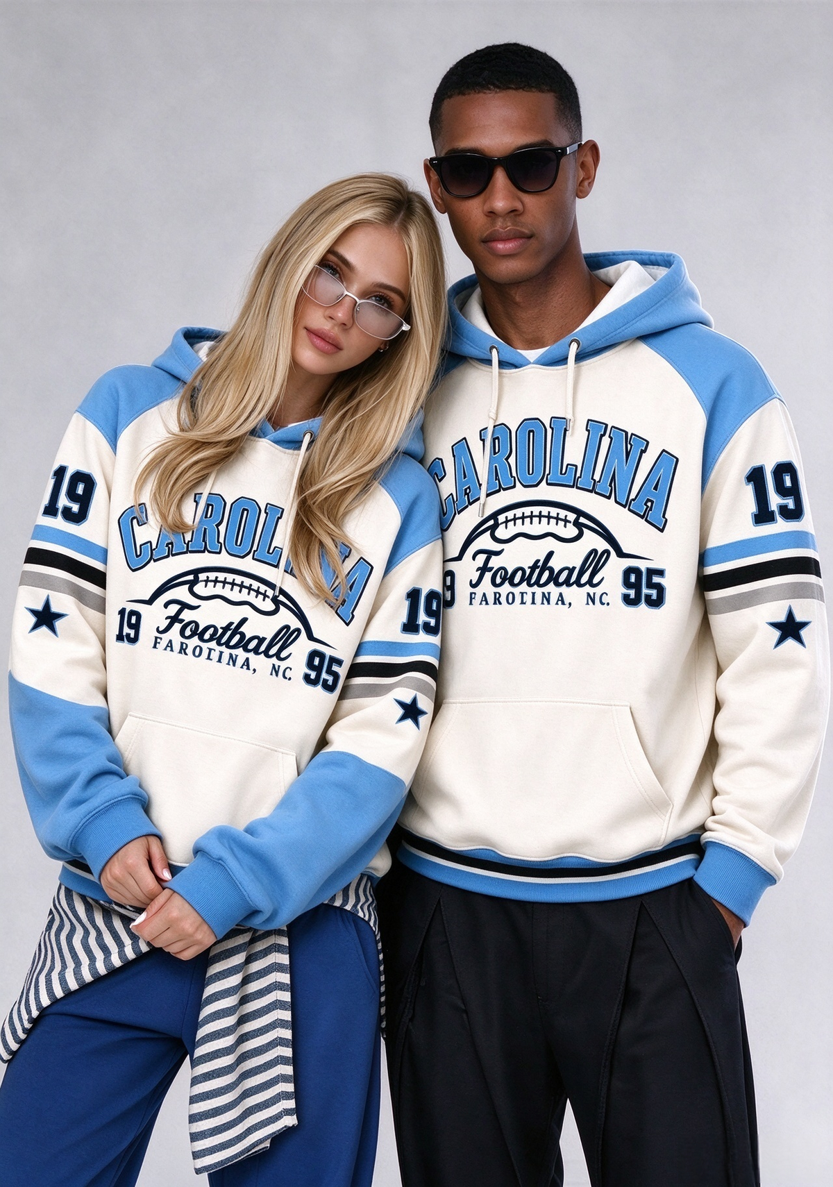 Carolina Panthers Retro Helmet Est 1995 Game Day Hoodie