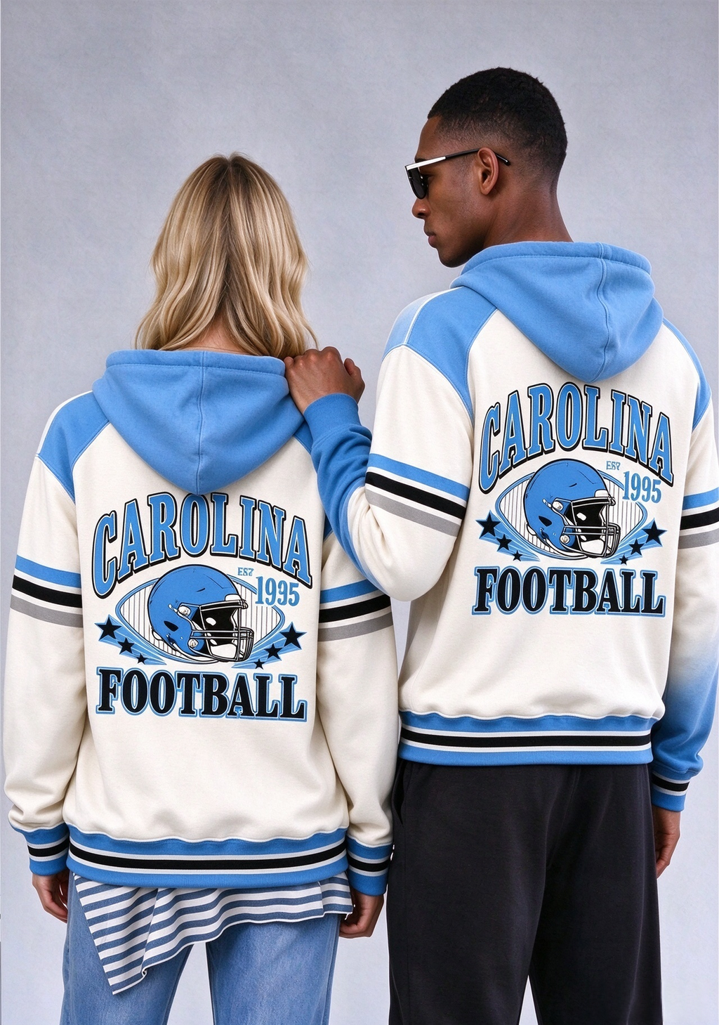 Carolina Panthers Retro Helmet Est 1995 Game Day Hoodie