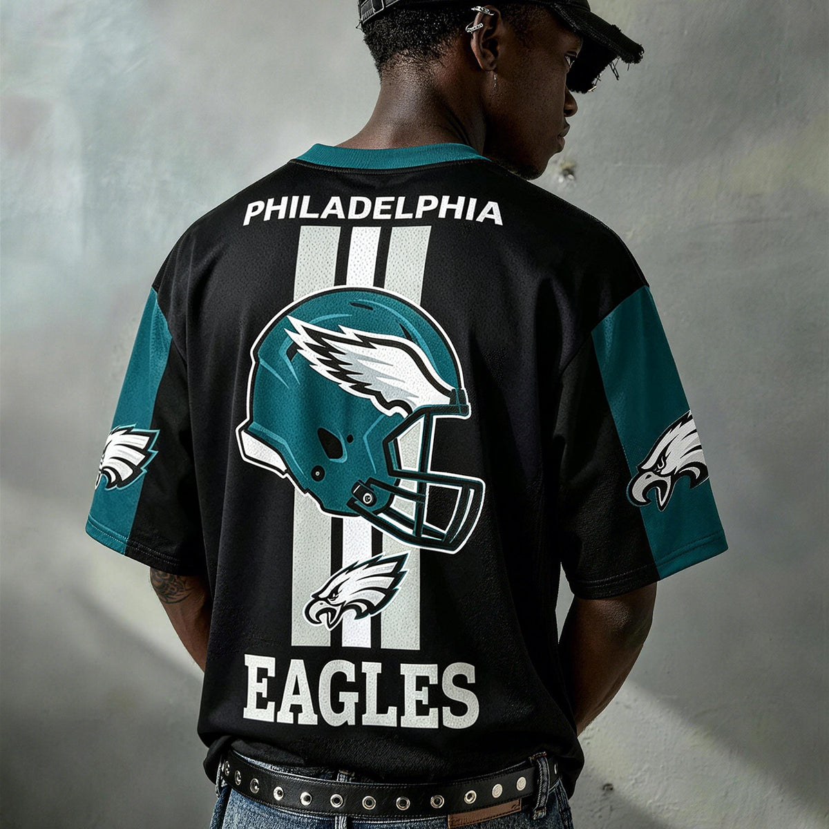 Philadelphia Eagles Super Bowl Champions LIX Graphic Jersey Shirts Main image