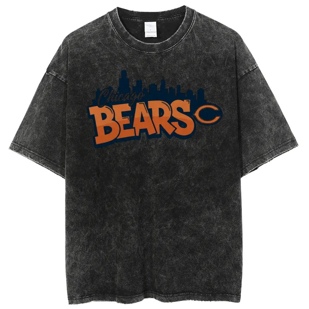 Chicago Bears Unisex Vintage Washed T-shirt