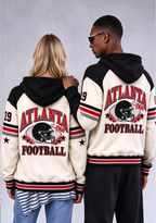 Atlanta Falcons Retro Helmet Game Day Hoodie