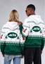 New York Jets Christmas Fair Isle Print Couple Hoodie
