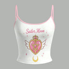 Sailor Moon Top & Elasticated Trousers Two-Piece Set