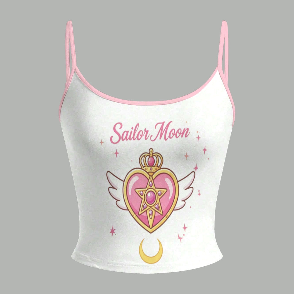 Sailor Moon Top & Elasticated Trousers Two-Piece Set